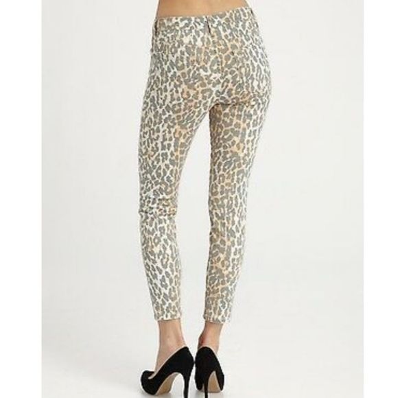 Joe's Jeans Wild Collection Cheetah leopard high rise stretch jeans‎ size 29 new - Picture 3 of 10